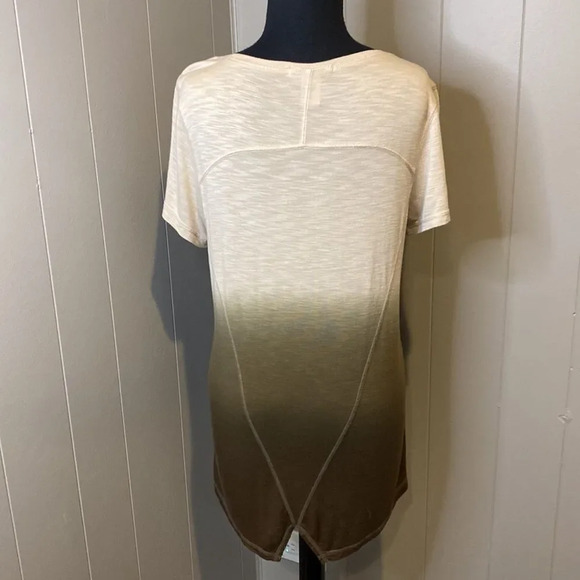 Z Design History Women’s Large Long Short Sleeve T Shirt Gradient Stretch - Picture 4 of 6